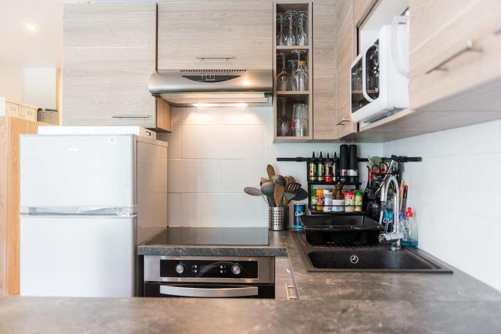 Pied-A-Terre Cosy Face Aux Pistes De La Princesse Apartment Demi-Quartier Luaran gambar